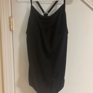 Black Women's Bathing Suit for Lap Swimming